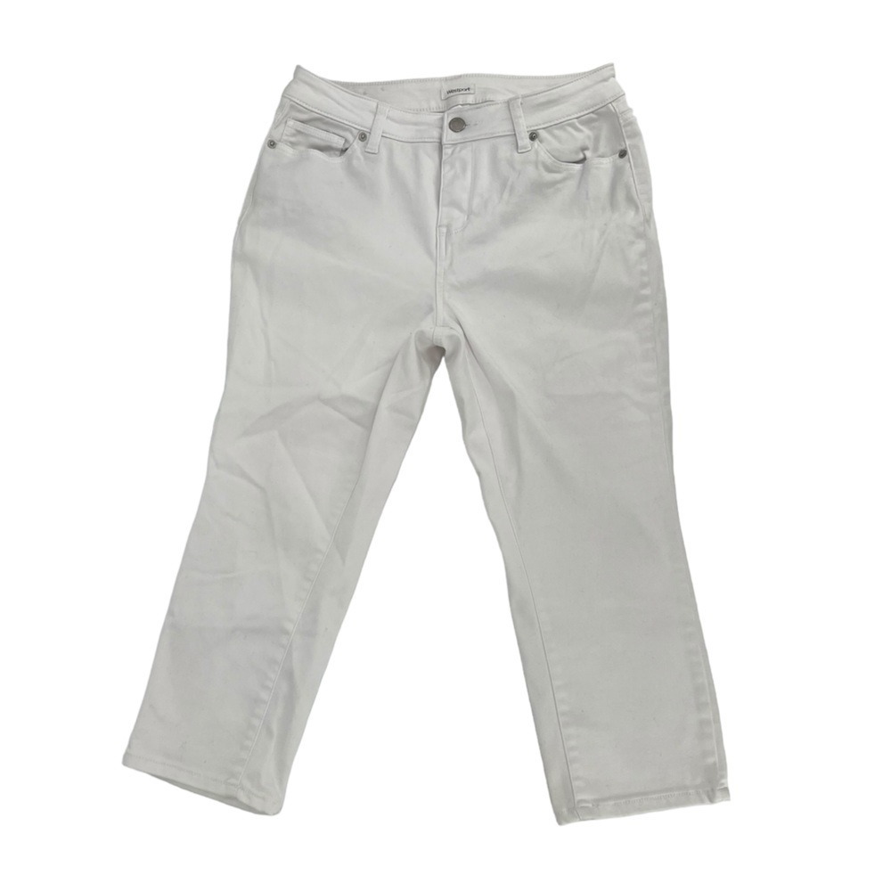 Westport White Cropped Jeans Size 6 Petite Women’s